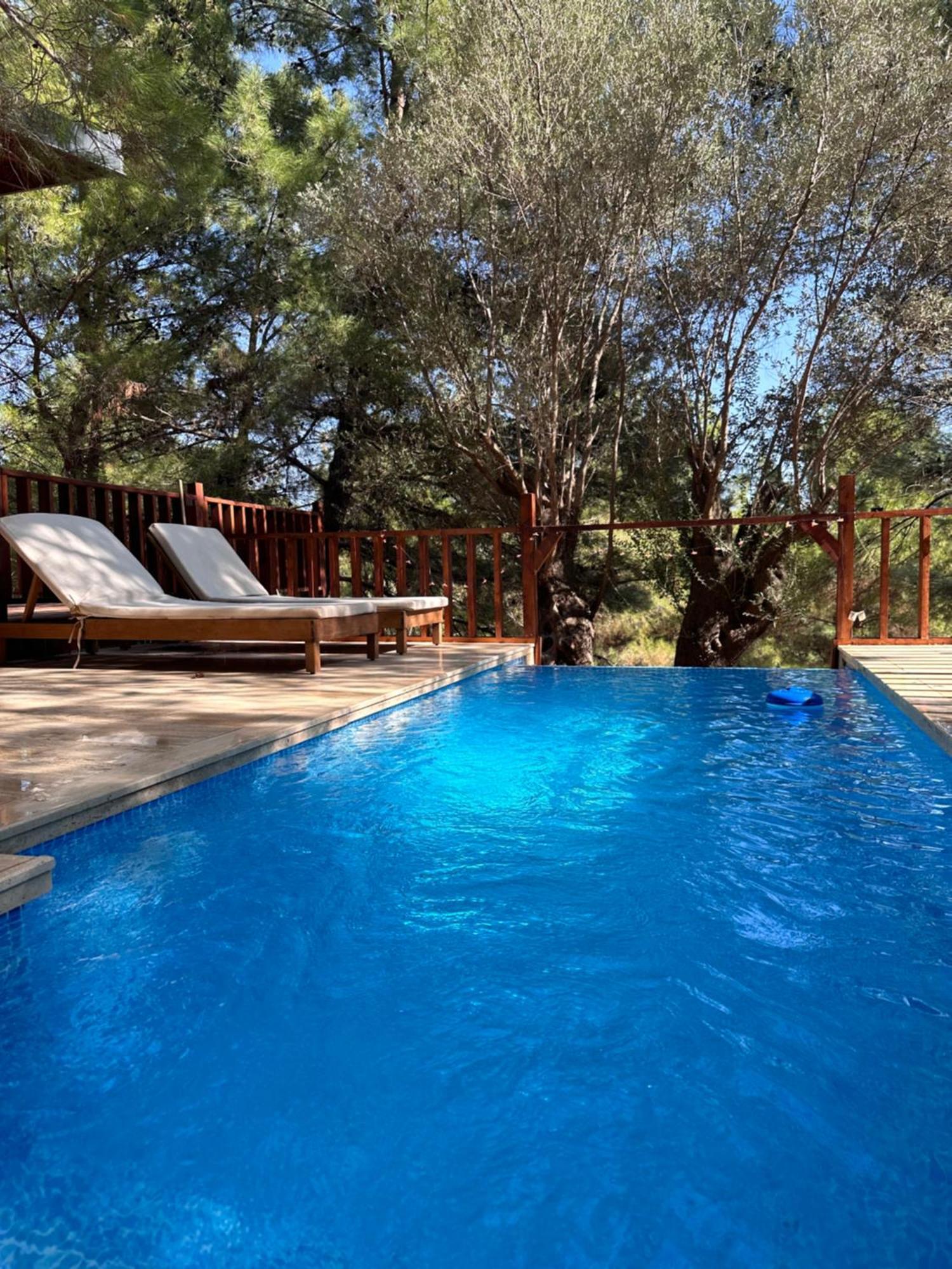 Panurlawoodenhouse Oezel Havuz& Sauna Mavi Εξωτερικό φωτογραφία