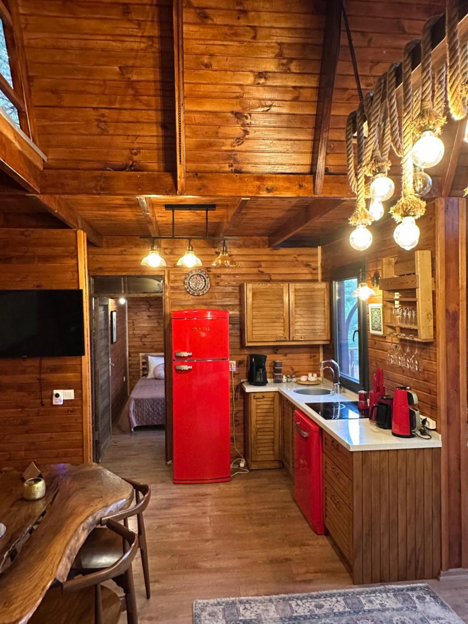 Panurlawoodenhouse Oezel Havuz& Sauna Mavi Εξωτερικό φωτογραφία