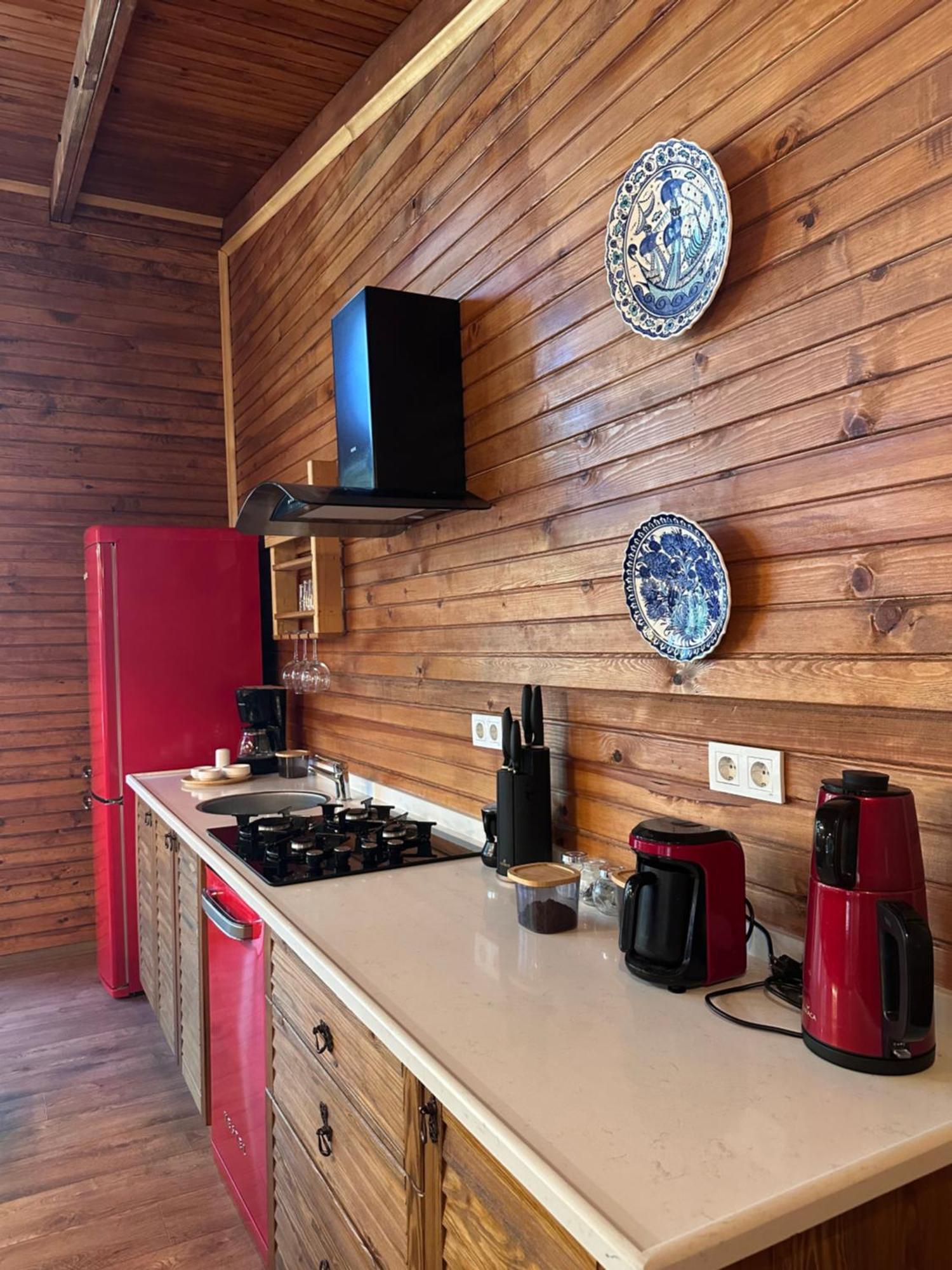 Panurlawoodenhouse Oezel Havuz& Sauna Mavi Εξωτερικό φωτογραφία